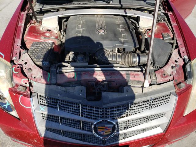 1G6DA1ED0B0132827 - 2011 CADILLAC CTS RED photo 11