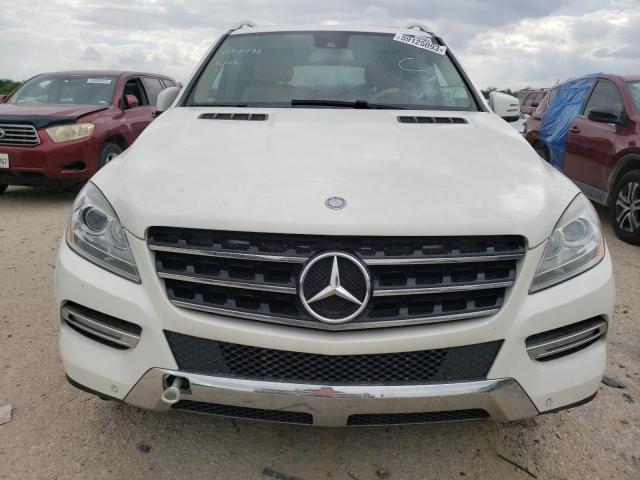 4JGDA5HB3CA034493 - 2012 MERCEDES-BENZ ML 350 4MATIC WHITE photo 5