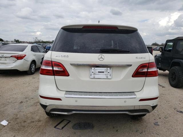 4JGDA5HB3CA034493 - 2012 MERCEDES-BENZ ML 350 4MATIC WHITE photo 6