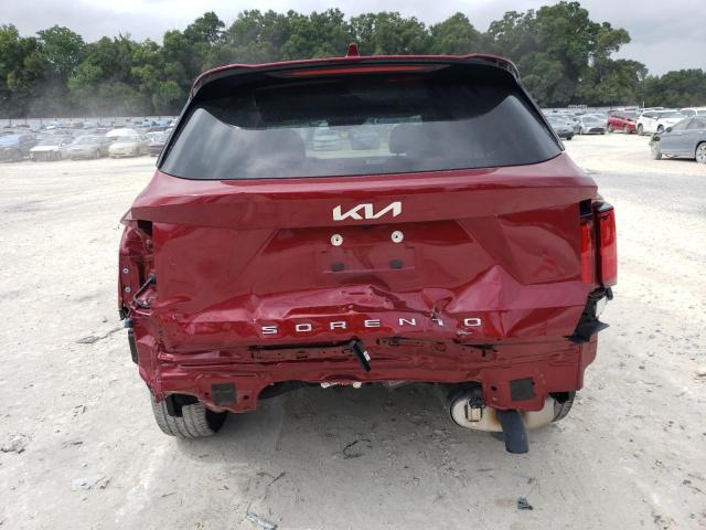 5XYRK4LF5NG101982 - 2022 KIA SORENTO SX RED photo 6