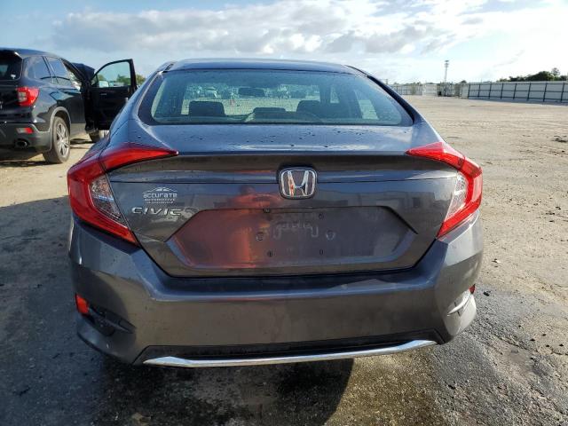 19XFC2F69KE016944 - 2019 HONDA CIVIC LX GRAY photo 6