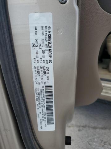 2C4RC1CGXDR751499 - 2013 CHRYSLER TOWN & COU TOURING L TAN photo 13