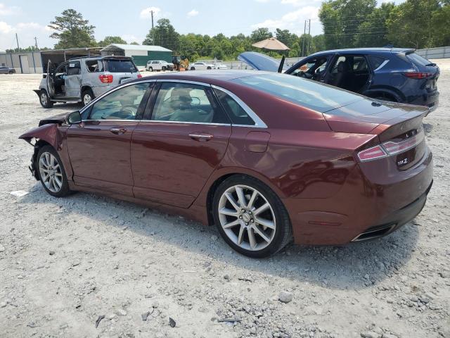 3LN6L2G98FR617068 - 2015 LINCOLN MKZ BURGUNDY photo 2