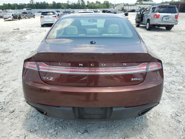 3LN6L2G98FR617068 - 2015 LINCOLN MKZ BURGUNDY photo 6