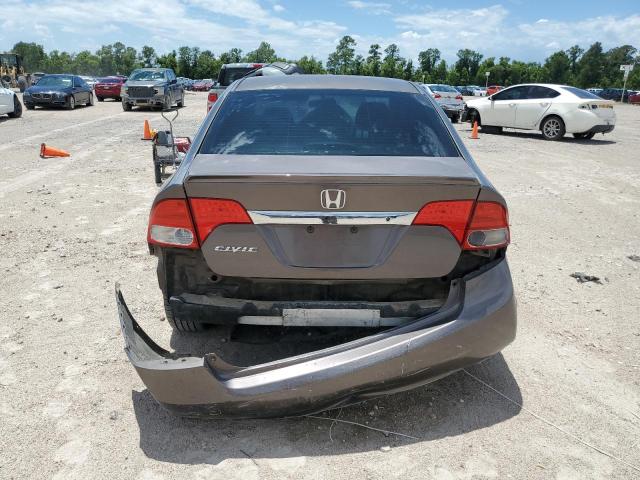 2HGFA1F61AH537077 - 2010 HONDA CIVIC LX-S ნაცრისფერი ფოტო 6