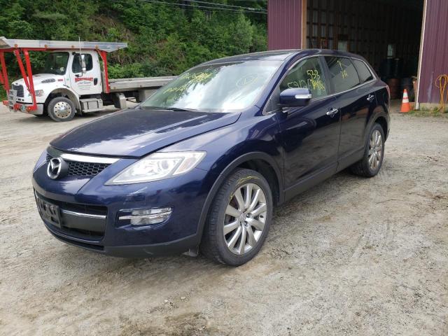 JM3TB38Y570117660 - 2007 MAZDA CX-9 BLUE photo 1