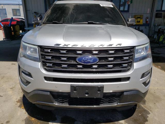 1FM5K7D85HGC22119 - 2017 FORD EXPLORER XLT SILVER photo 5