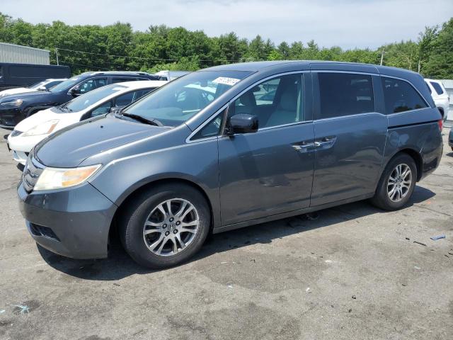 5FNRL5H46CB063287 - 2012 HONDA ODYSSEY EX GRAY photo 1