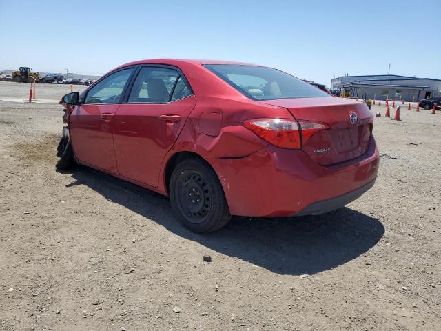 2T1BURHE8HC879072 - 2017 TOYOTA COROLLA L RED photo 2