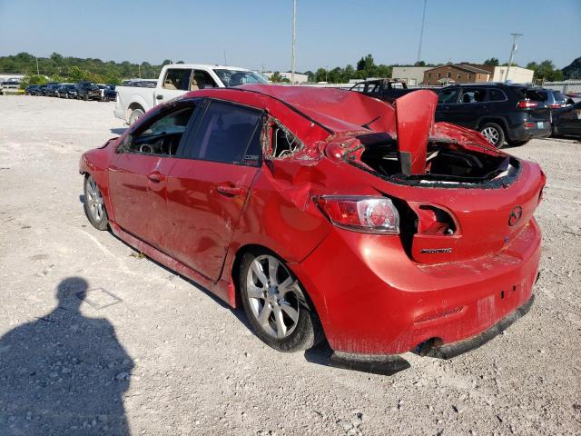 JM1BL1H33A1188982 - 2010 MAZDA SPEED 3 RED photo 2