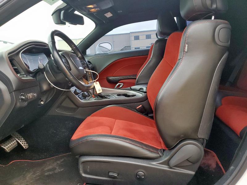 2C3CDZFJ2NH171989 - 2022 DODGE CHALLENGER R/T SCAT PACK WHITE photo 7