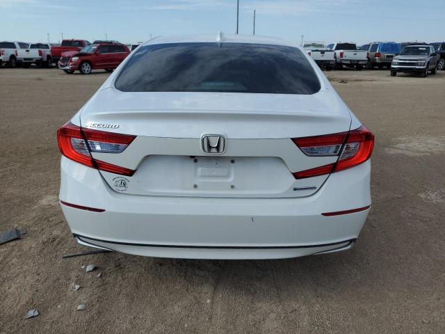 1HGCV3F16LA000116 - 2020 HONDA ACCORD HYBRID WHITE photo 6