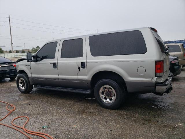 1FMNU40L15EC15985 - 2005 FORD EXCURSION XLT SILVER photo 2