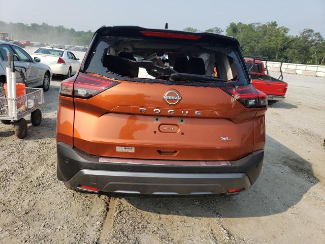 JN8BT3CA5PW003056 - 2023 NISSAN ROGUE SL ORANGE photo 6