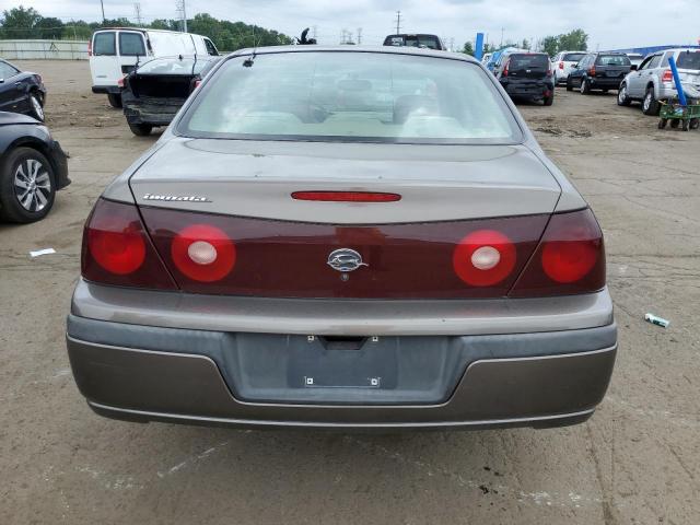 2G1WF55E429194043 - 2002 CHEVROLET IMPALA BROWN photo 6