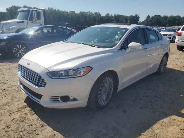 3FA6P0K9XFR300953 - 2015 FORD FUSION TITANIUM WHITE photo 1