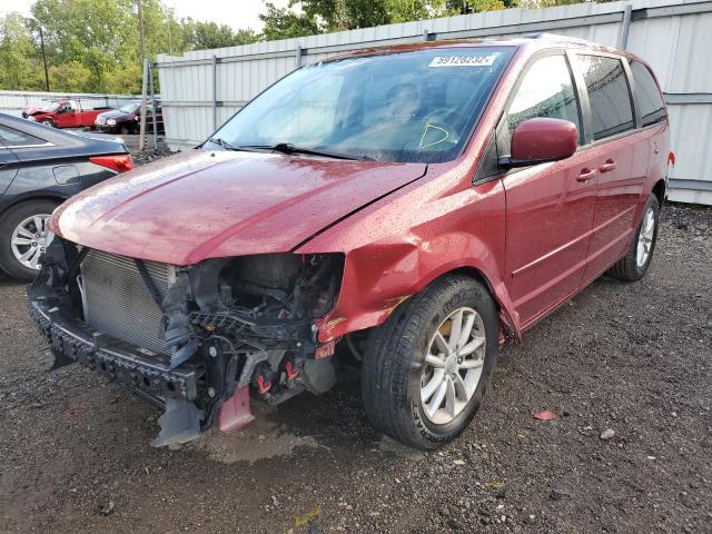 2C4RDGCG0ER146859 - 2014 DODGE GR CARAVAN SXT RED photo 9