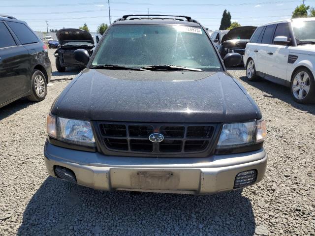 JF1SF655XWH771628 - 1998 SUBARU FORESTER S BLACK photo 5
