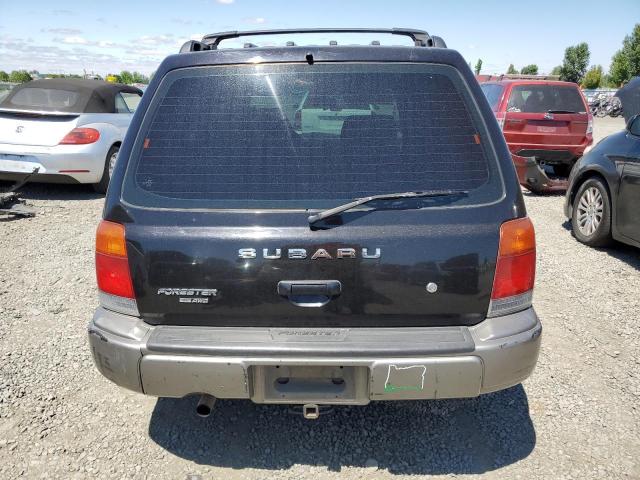 JF1SF655XWH771628 - 1998 SUBARU FORESTER S BLACK photo 6