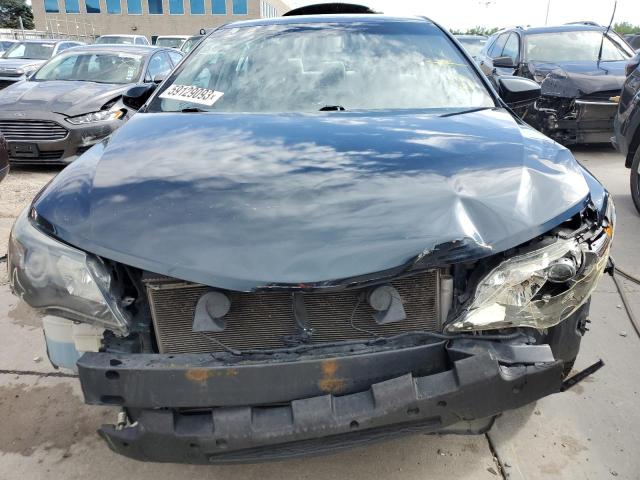 4T4BF1FK8ER371544 - 2014 TOYOTA CAMRY L BLUE photo 5