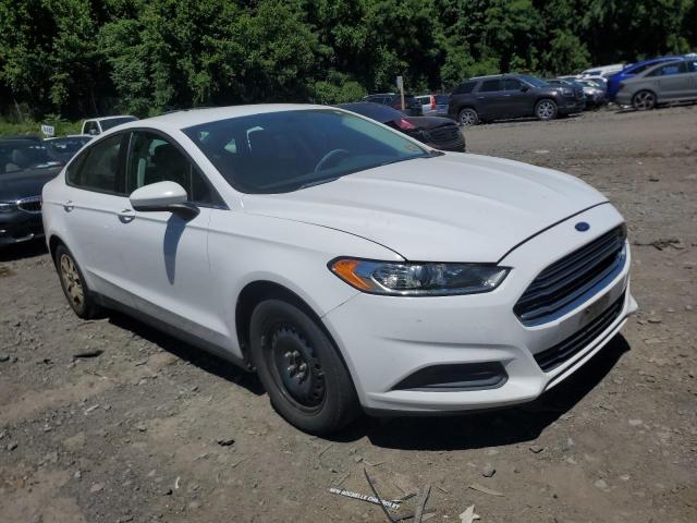 3FA6P0G72DR280332 - 2013 FORD FUSION S WHITE photo 4