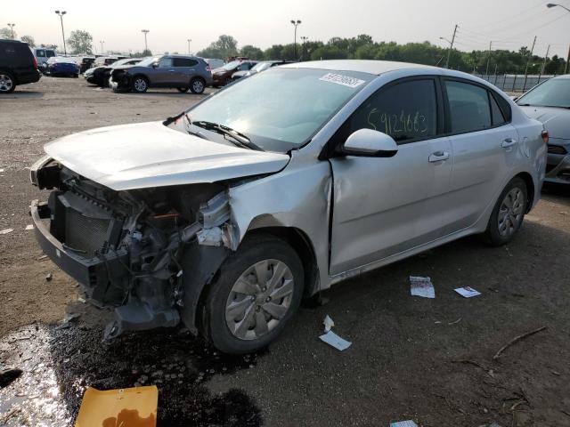 3KPA24AB7KE242963 - 2019 KIA RIO S SILVER photo 1