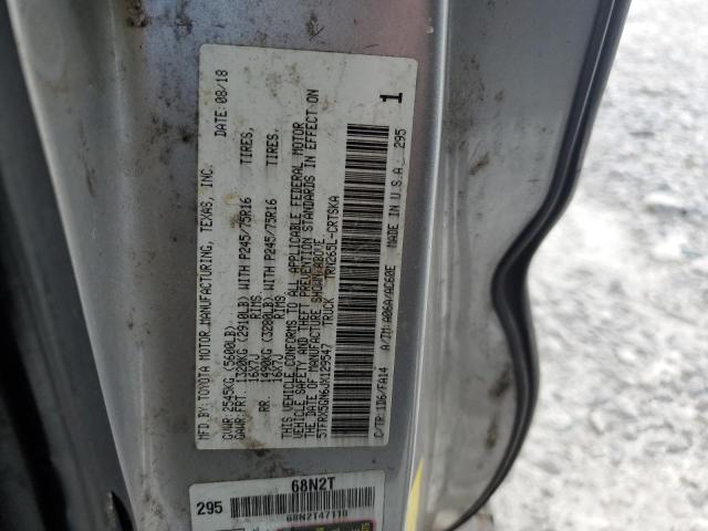 5TFRX5GN6JX129547 - 2018 TOYOTA TACOMA ACCESS CAB ვერცხლისფერი ფოტო 12