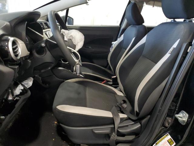 3N1CN8EV0ML821225 - 2021 NISSAN VERSA SV BLACK photo 7