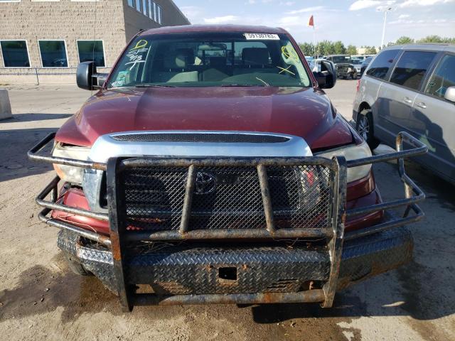 5TFBV54168X078926 - 2008 TOYOTA TUNDRA DOUBLE CAB BURGUNDY photo 5