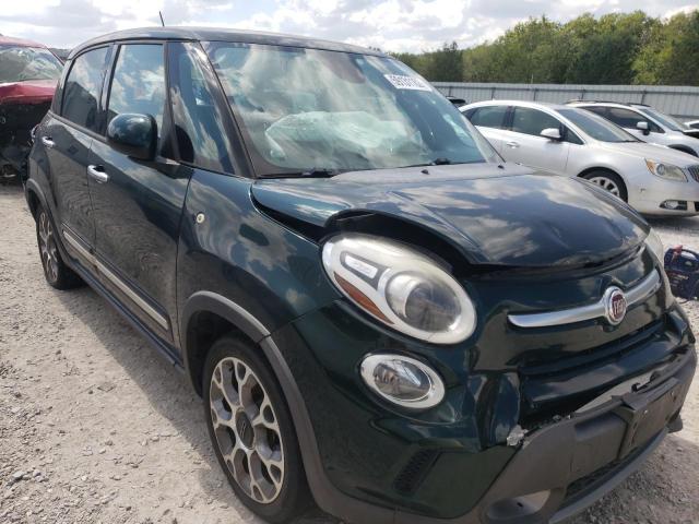 ZFBCFADH8EZ022254 - 2014 FIAT 500L TREKKING GREEN photo 1