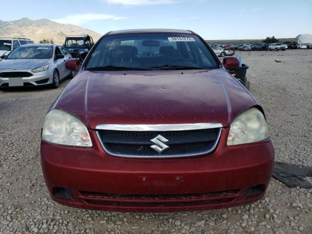 KL5JD56Z58K871493 - 2008 SUZUKI FORENZA BASE BURGUNDY photo 5