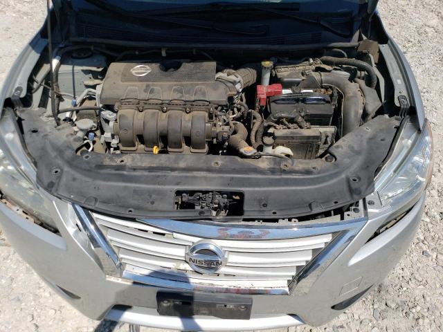 1N4AB7AP9EN853466 - 2014 NISSAN SENTRA S SILVER photo 11