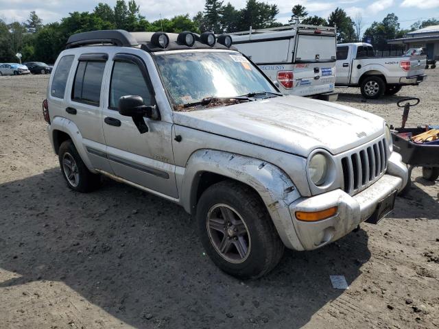 1J4GL38K84W255733 - 2004 JEEP LIBERTY RENEGADE SILVER photo 4