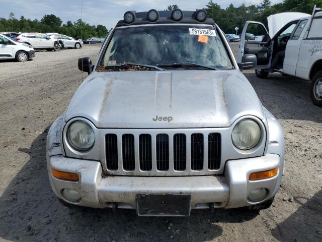 1J4GL38K84W255733 - 2004 JEEP LIBERTY RENEGADE SILVER photo 5