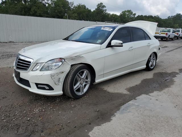 WDDHF9AB7BA440483 - 2011 MERCEDES-BENZ E 550 4MATIC WHITE photo 1