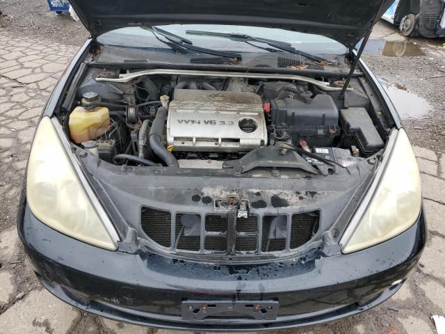 JTHBA30G955133062 - 2005 LEXUS ES 330 შავი ფოტო 11