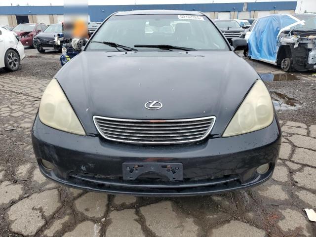 JTHBA30G955133062 - 2005 LEXUS ES 330 შავი ფოტო 5