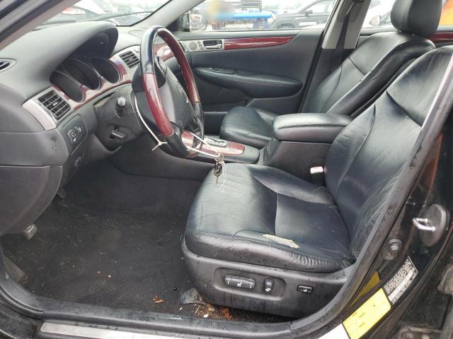 JTHBA30G955133062 - 2005 LEXUS ES 330 შავი ფოტო 7