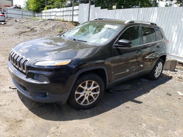 1C4PJLCB7EW225756 - 2014 JEEP CHEROKEE LATITUDE BLACK photo 1