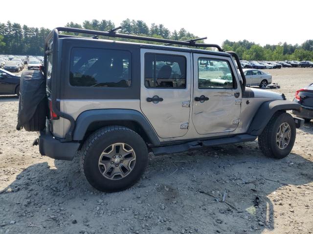 1C4BJWDGXFL631880 - 2015 JEEP WRANGLER U SPORT GRAY photo 3