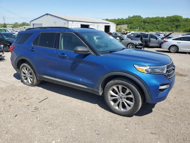 1FMSK8DH8MGA92730 - 2021 FORD EXPLORER XLT ლურჯი ფოტო 4