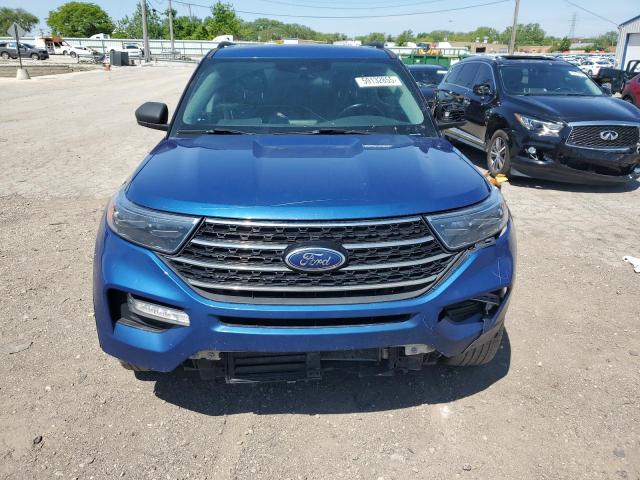 1FMSK8DH8MGA92730 - 2021 FORD EXPLORER XLT ლურჯი ფოტო 5