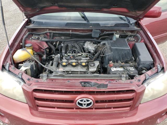 JTEGP21AX70141502 - 2007 TOYOTA HIGHLANDER SPORT BURGUNDY photo 12