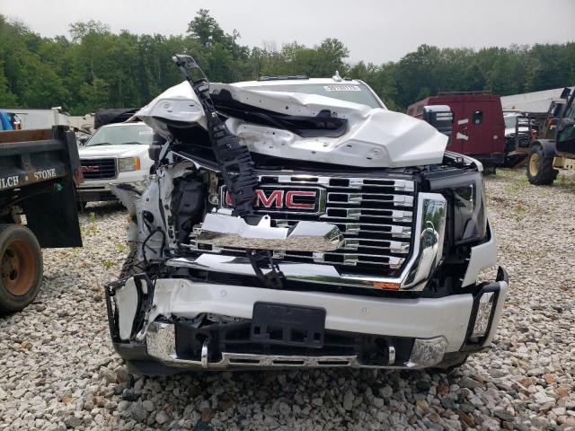 1GT49WEY1RF101292 - 2024 GMC SIERRA K3500 DENALI WHITE photo 5