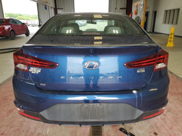 5NPD74LF7KH448584 - 2019 HYUNDAI ELANTRA SE BLUE photo 6