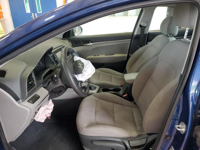 5NPD74LF7KH448584 - 2019 HYUNDAI ELANTRA SE BLUE photo 7