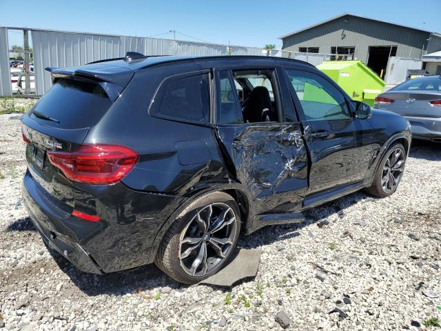 5YMTS0C02M9F24538 - 2021 BMW X3 M COMPETITION BLACK photo 3
