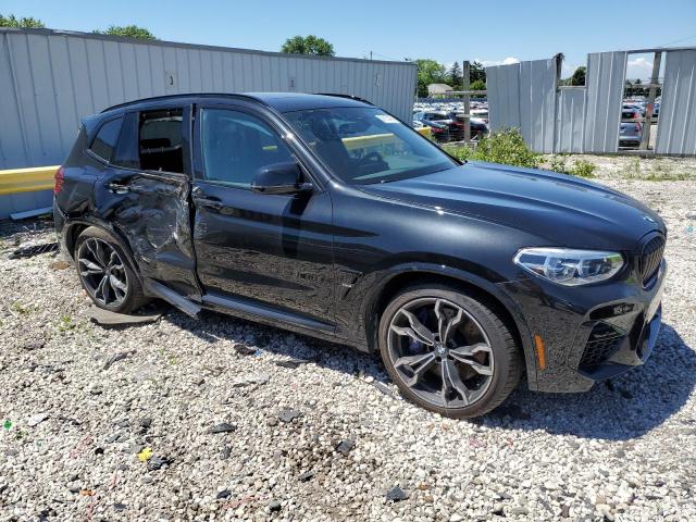 5YMTS0C02M9F24538 - 2021 BMW X3 M COMPETITION BLACK photo 4