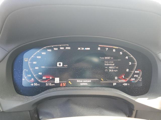 5YMTS0C02M9F24538 - 2021 BMW X3 M COMPETITION BLACK photo 9