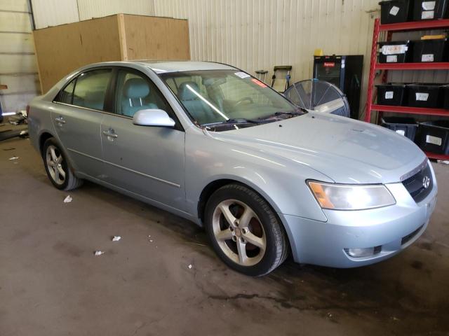 5NPEU46F06H076889 - 2006 HYUNDAI SONATA GLS BLUE photo 4